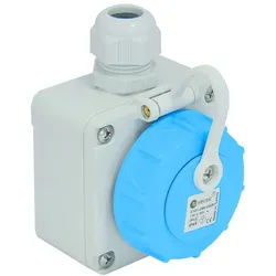 Hermetische Steckdose tragbare 16A 230V IP68 0783