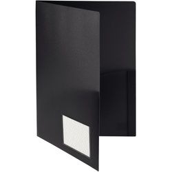 FolderSys Broschüren-Mappe schwarz 305 x 225 x 0 mm (HxBxT)
