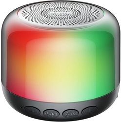 Joyroom bluetooth 5.1 RGB wireless speaker black (JR-ML03) (6 h), Bluetooth Lautsprecher, Schwarz