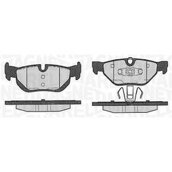 MAGNETI MARELLI Bremsbeläge Hinten Rechts Links für BMW 1 3 X1