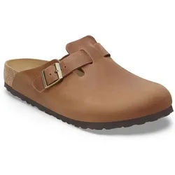 Birkenstock Boston Natural Leather, Oiled cognac (254) Schmal 44