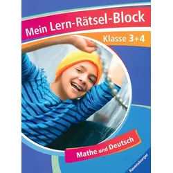 Mein Lern-Rätsel-Block Klasse 3 + 4 - Mathe und Deutsch