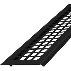 Lüftungsprofil - 80 / 2000 / schwarz beschichtet