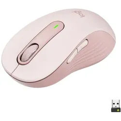 Logitech Signature M650 Rosé L (Rechtshändig) - Bluetooth, Logi Bolt, 4000 DPI, Unterstützt von Logi Options+