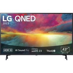 LG QNED-Fernseher »43QNED756RA«, 109 cm/43 Zoll, 4K Ultra HD, Smart-TV, QNED-α5 Gen6 4K AI-Prozessor-HDR10-HDMI 2.0-Single Triple Tuner LG schwarz