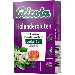 Ricola® Schweizer Kräuterbonbons Box Holunderblüten ohne Zucker