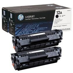 HP 12A (Q2612AD) schwarz Tonerkartuschen, 2er-Set