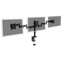 DIGITUS Monitor-Halterung DA-90362 schwarz für 3 Monitore, Tischklemme