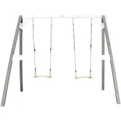 Ambia Garden Schaukel , Grau, Weiß , Holz , Hemlocktanne , 254x207x160 cm , EN 71, CE, FSC 100% , Freizeit & Co, Gartenspielzeug, Schaukeln