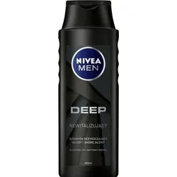 Nivea, Shampoo, Men Deep Revitalizing Hair Shampoo 400Ml (400 ml, Flüssiges Shampoo)