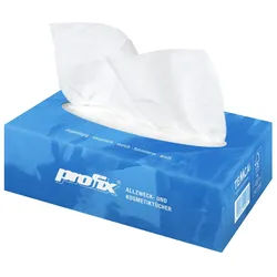 PROFIX Allzweck Kosmetiktücher FSC® zertifiziert 20x21cm 20x21cm 32 Boxen á 150 Tücher = 4800 Stück