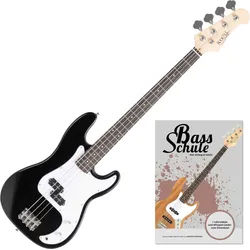 Rocktile Puncher E-Bass Black + Schule Set