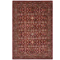 Teppich FLAIR RUGS "Sandford", rot, B:120cm H:12mm L:170cm, Kunstfaser, Teppiche, Teppich, Sandford Vintage gemusterter Teppich