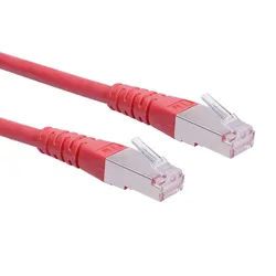 ROLINE Patchkabel Cat.6 (Class E) S/FTP (PiMF), rot, 10 m