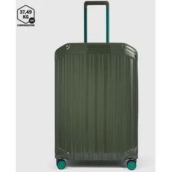 Piquadro PQ Light Mittelgroßer Trolley mit 4-Rollen, erweiterbar4 Rollen Foresta Verde