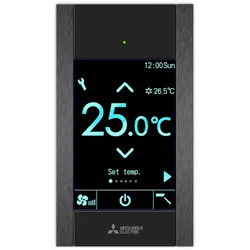 MITSUBISHI | Fernbedienung Touch Bluetooth | PAR-CT01MAA-PB | schwarz