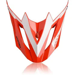 Acerbis Profile 4 Helmschirm, weiss-rot für Männer