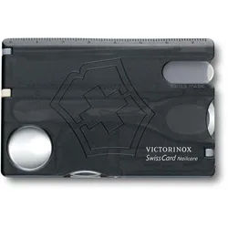 Victorinox Swiss Card Nailcare, 13 Funktionen schwarz transluzent