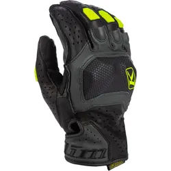 Klim Badlands Aero Pro Short 2024 Motorrad Handschuhe, schwarz-gelb, Größe XL für Männer