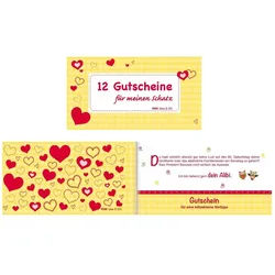 RNK Verlag Notizheft Gutscheinheft / "12 Gutscheine für meinen Schatz"