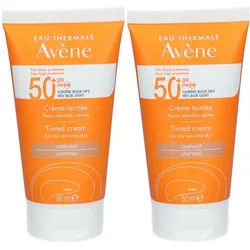 Avène Solaire - Getönte Creme Spf50+ UVB UVA Blaulicht HEV Mit Parfum