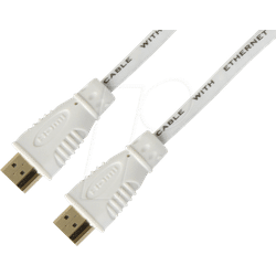 ICOC-HDMI4015NWT - HDMI mit Ethernet Kabel, weiß, 1.5m