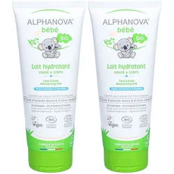 Alphanova® bébé Feuchtigkeitsmilch für Gesicht und Körper bio