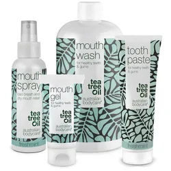 Australian Bodycare Kit für Mundtrockenheit mit 4 Produkten 725 ml
