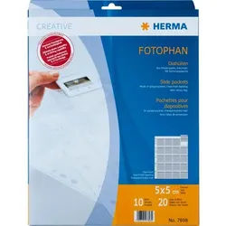 Herma Diahüllen 5x5 10 Blatt klar/matt 7698