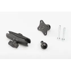 SW-Motech Navi-Halter für M6-Gewinde - 1" Kugel mit M6-Schraube, RAM Arm, Navi-Aufnahme.