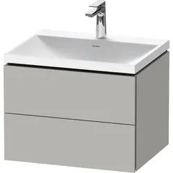 Duravit L-Cube c-shaped Set wandhängend Betongrau Matt 600x480x480 mm - LC6950O07070000 LC6950O07070000