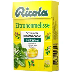Ricola® Schweizer Kräuterbonbons Box Zitronenmelisse ohne Zucker