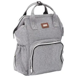 My Baby Lou Wickelrucksack , Grau , Kunststoff, Textil , Uni , 48x27x14 cm , Baby on Tour, Kinderwagen, Wickeltaschen & Wickelrucksäcke