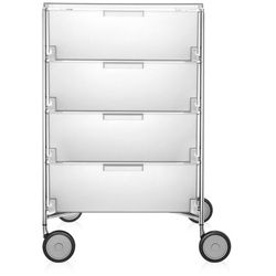 Kartell Mobil Box 4 weiß, Designer Antonio Citterio/Glen Oliver Löw, 78x49x47.5 cm