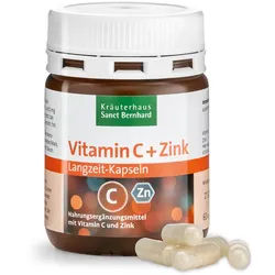 Vitamin C+Zink Langzeit-Kapseln 60 Kapseln - 37 g