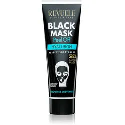 Revuele Black Mask Peel Off Hyaluron Reinigungsmaske zum Abziehen mit Aktivkohle 80 ml