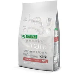 NATURES PROTECTION Superior Care White Dogs Grain Free Salmon All Breeds 1,5kg