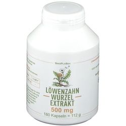 SinoPlaSan Löwenzahnwurzel-Extrakt 500 mg Kapseln 180 St