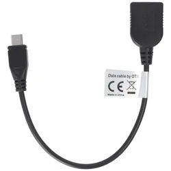 Adapterkabel Micro-USB auf USB Kabel, USB On-The-Go für Smartphones, Tablets und Camcorder