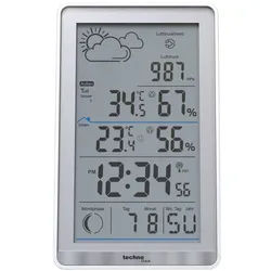 technoline Technoline Wetterstation WS 9218 silber Wetterstation