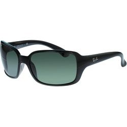 RAY BAN RB4068 Damen-Sonnenbrille Vollrand Eckig Kunststoff-Gestell, schwarz