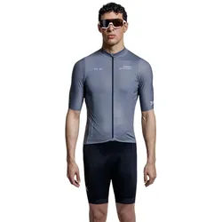 X-Bionic Fahrrad-Shirt Corefusion Ride Jersey (Front-Reißverschluss, 3 Rückentaschen, atmungsaktiv) grau Herren