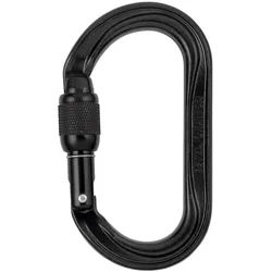 PETZL - Stahlkarabiner - OXAN - Oval SCREW-LOCK Schwarz CE EN 362, NFPA 2500 Technical Use, EAC, GB/T 23469 : B, XF 494 : FZL-G-Q, entspricht der japa