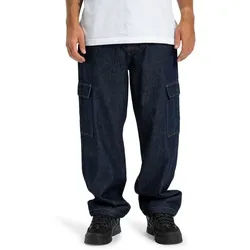 DC Shoes Relax-fit-Jeans Worker Baggy Denim Cargo Rir blau 31(S/M) / Länge 32(M)