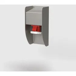 BS 5510E-2-2 CEE-Wandsteckdose, Unterputz, IP67, Edelstahl, 1x CEE 5/32A