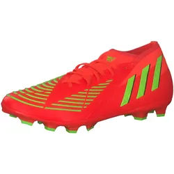 adidas Herren Fußballschuhe Predator EDGE.2 MG GW0958 42 2/3 - Solar Red/Sgreen/Core Black - 42 2/3