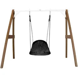 Ambia Garden Nestschaukel , Braun, Schwarz, Weiß , Holz , 254x207x160 cm , EN 71, CE, FSC 100% , Freizeit & Co, Gartenspielzeug, Schaukeln