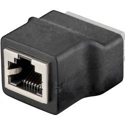 Goobay Terminal Block 8-pin > RJ45-Buchse (8P8C) - Push-down-Klemmbefestigung