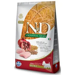Farmina N&D Ancestral Grain canine CHICKEN & POMEGRANATE ADULT MINI 7kg