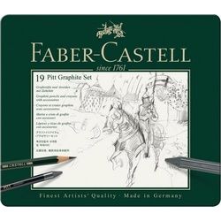 Faber-Castell, Bleistift, Pitt Graphite Set (2 mm, B, 19 x)